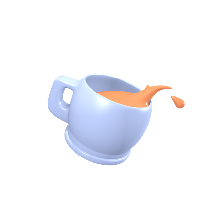 Tea cup  3D Illustration