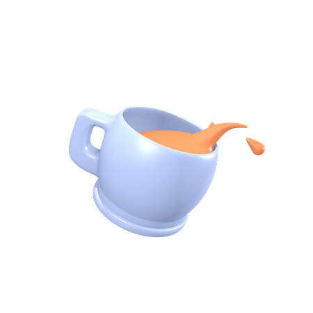 Tea cup 3D Illustration