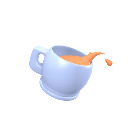 Tea cup  3D Illustration