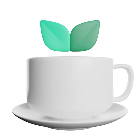 Tea Cup Drink Herb 3D Icon