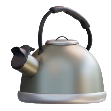 3 D Illustration Tea Kettle 3D Icon