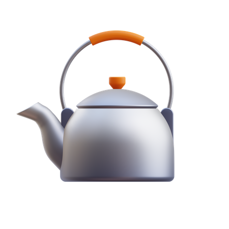 Tea Kettle  3D Illustration