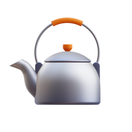 Tea Kettle 3D Illustration
