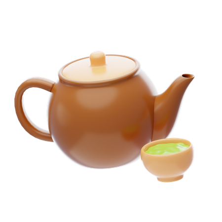 Tea Pot  3D Icon