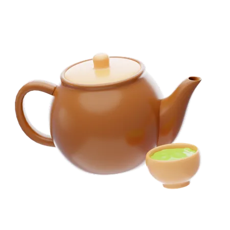 Tea Pot  3D Icon