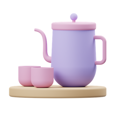 Tea Pot  3D Illustration