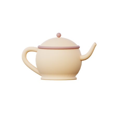 Tea Pot  3D Illustration