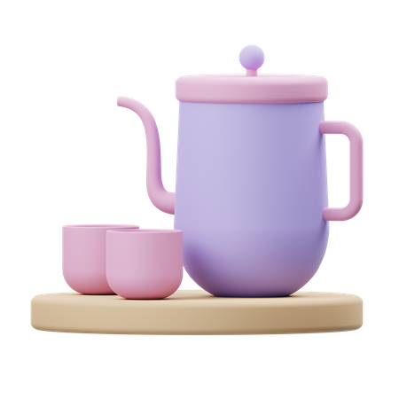Tea Pot 3D Illustration
