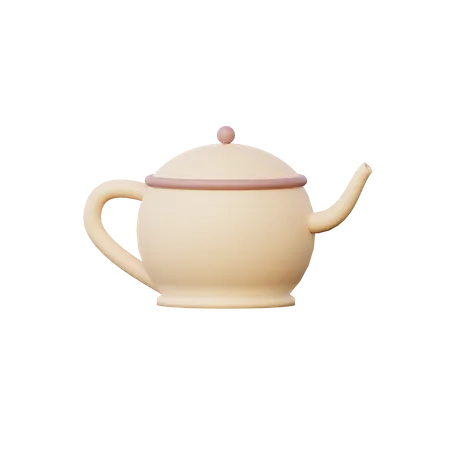 Tea Pot  3D Illustration