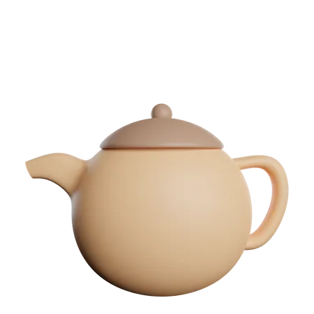 Tea Pot Drink Water 3D Icon