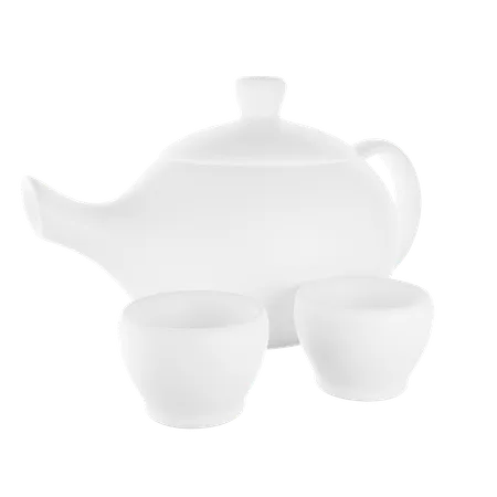 Tea Set  3D Icon