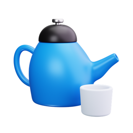 Tea Set  3D Icon