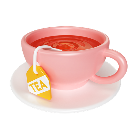 Teabag In A Cup 3D Icon