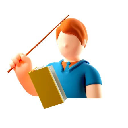 Teacher  3D Illustration