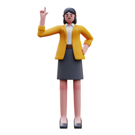 Teacher  3D Illustration