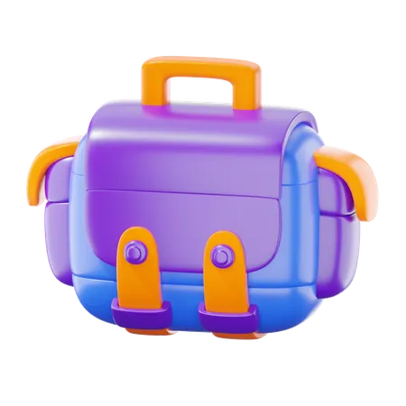 Teacher Bag 3 D Icon Ilustration 3D Icon