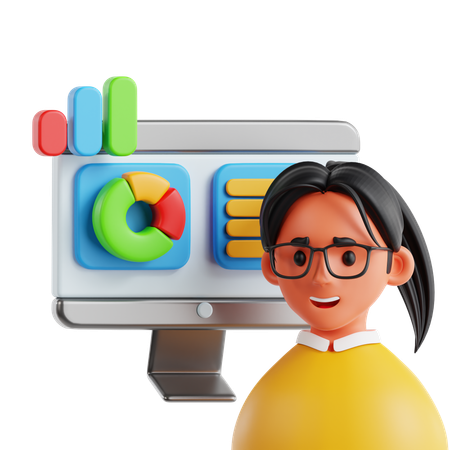 Teacher Dashboard  3D Icon