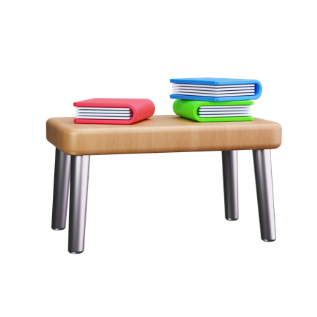 Teacher Desk  3D Icon