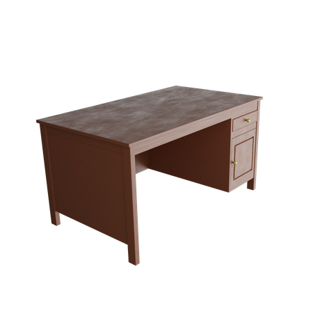 Teacher Desk  3D Icon