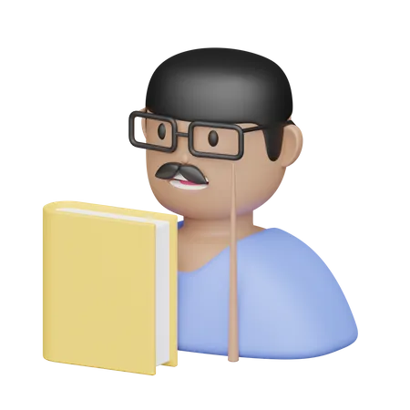 Teacher Male  3D Icon