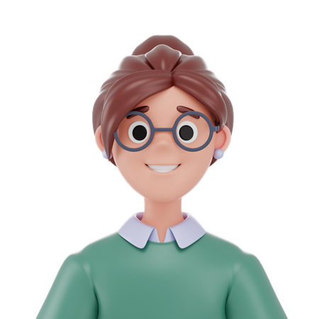 Teacher Women  3D Icon