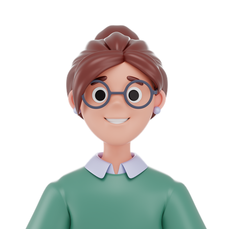 Teacher Women  3D Icon