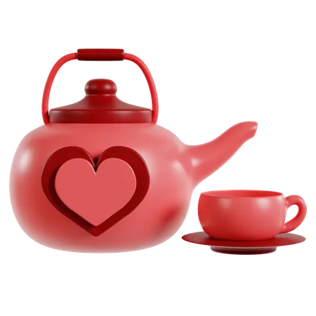 Teacup Mother’s Love Gift  3D Icon