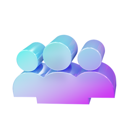 Team  3D Icon