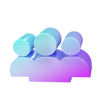 Team  3D Icon