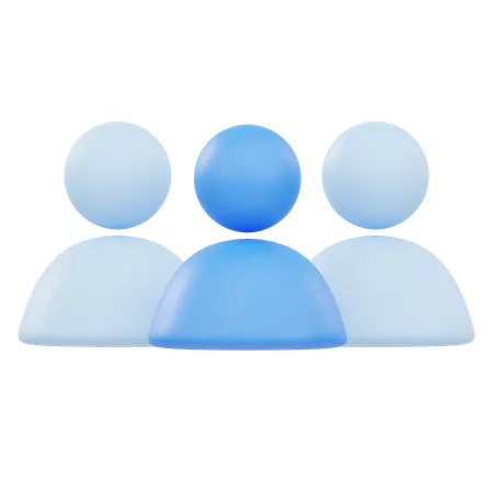 Team  3D Icon