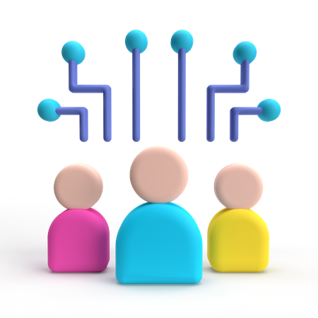 Team  3D Icon