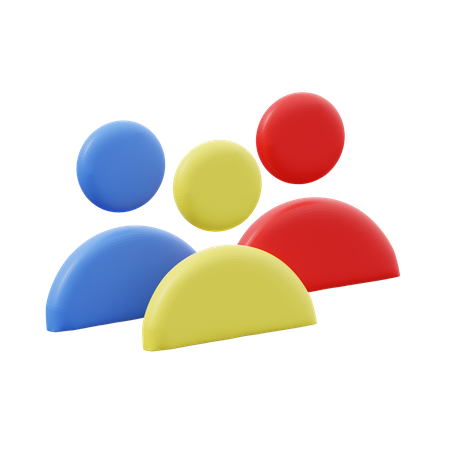 Team  3D Icon