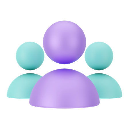 Team  3D Icon