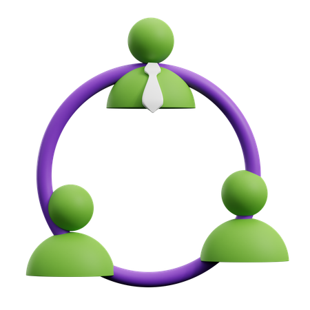 Team  3D Icon