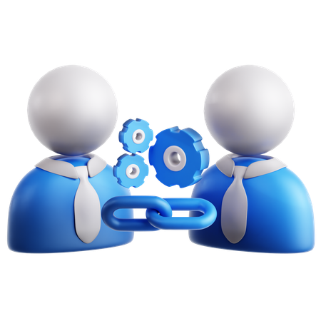 Team Building  3D Icon