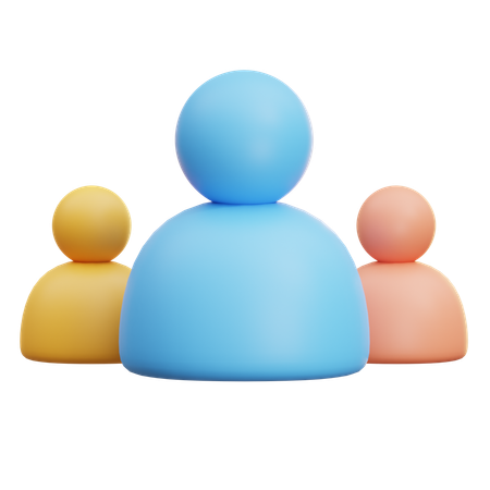Team & Collaboration  3D Icon