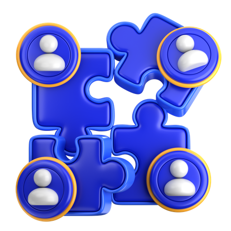 Team Collaboration  3D Icon