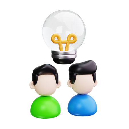 Team Collaboration  3D Icon