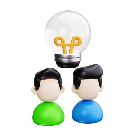 Team Collaboration  3D Icon