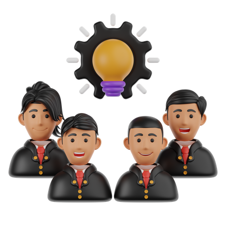 Team Idea  3D Icon