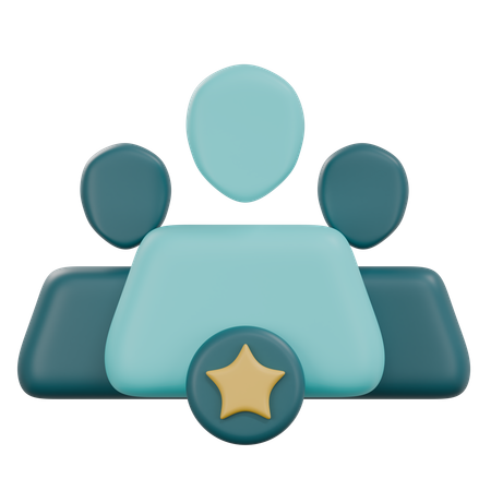 Team Leader  3D Icon