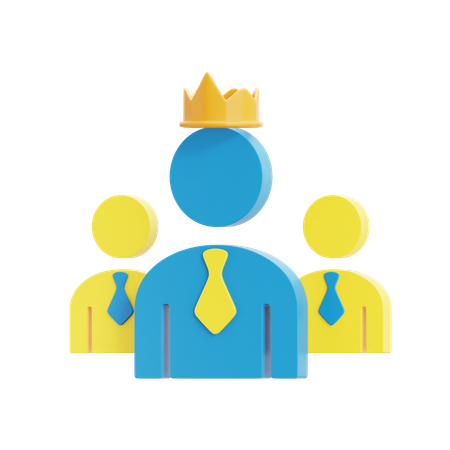 Team Leader  3D Icon