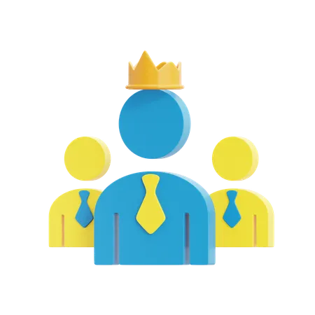 Team Leader  3D Icon