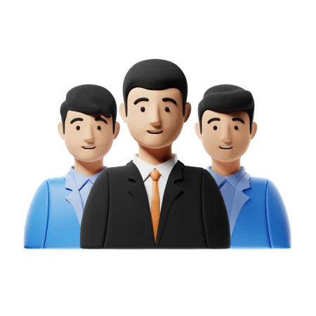 Team Management  3D Icon