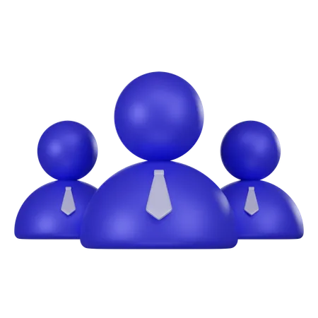 Team Management  3D Icon