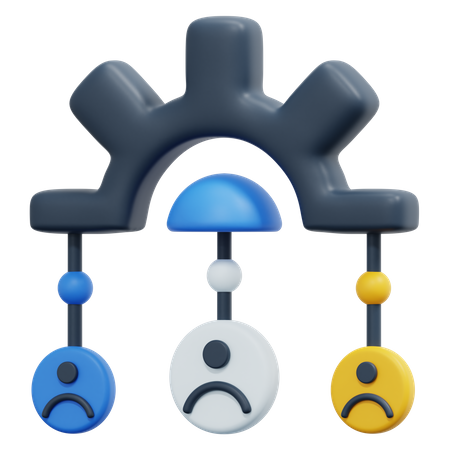 Team Management  3D Icon