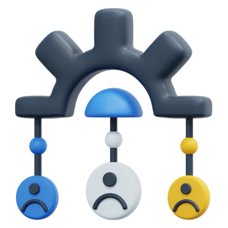 Team Management  3D Icon