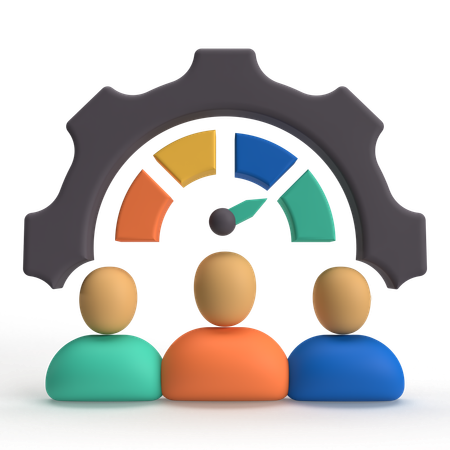 Team Performance  3D Icon
