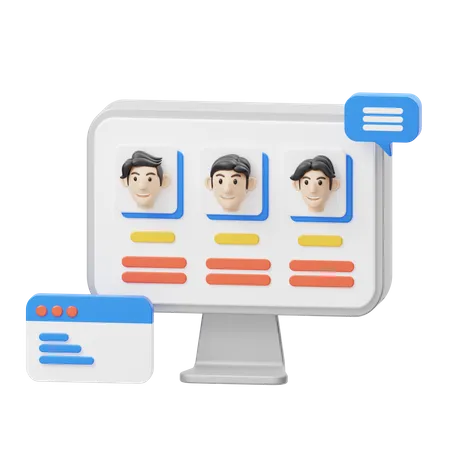 Team Presentation  3D Icon