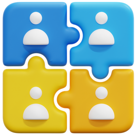 Team Solution 3D Icon